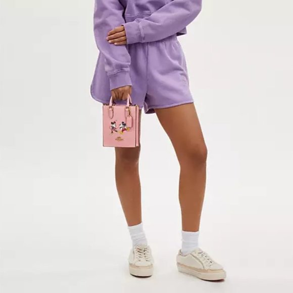 🐭 Disney X Coach North South Mini Tote With Ice Skate Motif - Picture 7 of 15